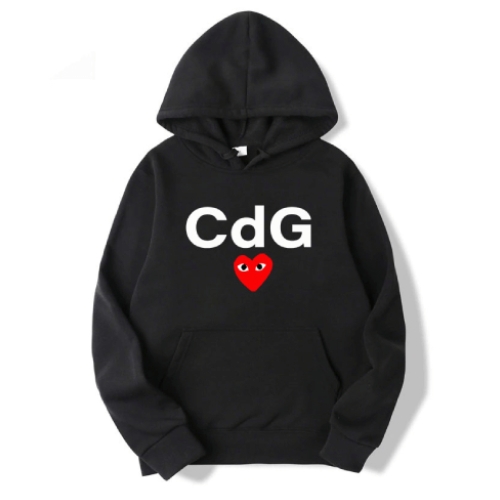 CDG-Play-Red-Heart-Front-Print-Hoodie (1) CDG Play Red Heart Front Print Hoodie